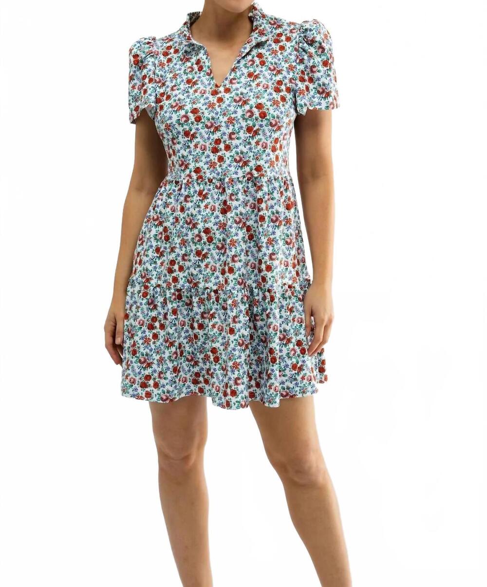NEW SMITH & QUINN navy dress in italian porcelain